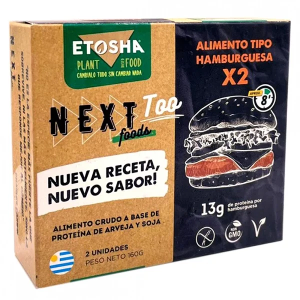 Hamburguesas Next Too Etosha x2 Unidades
