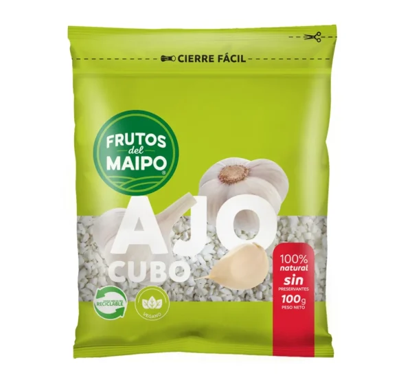 Ajo en Cubos Frutos del Maipo 100 gs