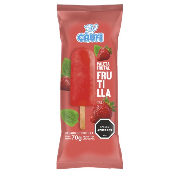Paleta Helada Crufi Frutilla