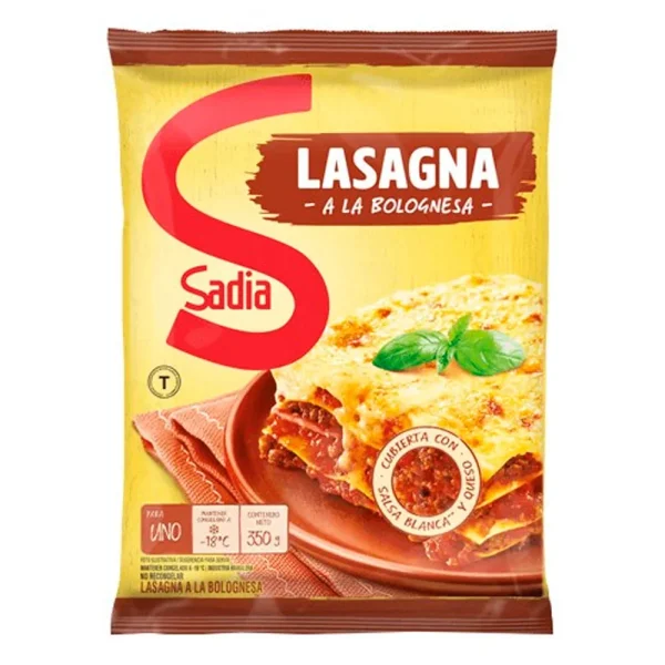 Lasagna a la Bolognesa Sadia 350 gs
