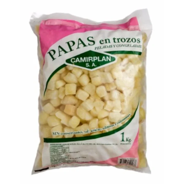 Papas Congeladas en Trozos Camirplan 1 Kg