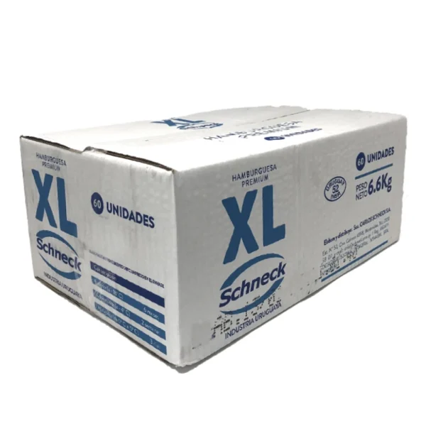 Caja de Hamburguesas Schneck Premium XL x60 Unidades
