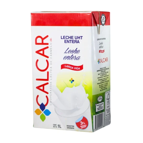 Leche UHT Larga Vida Entera Calcar