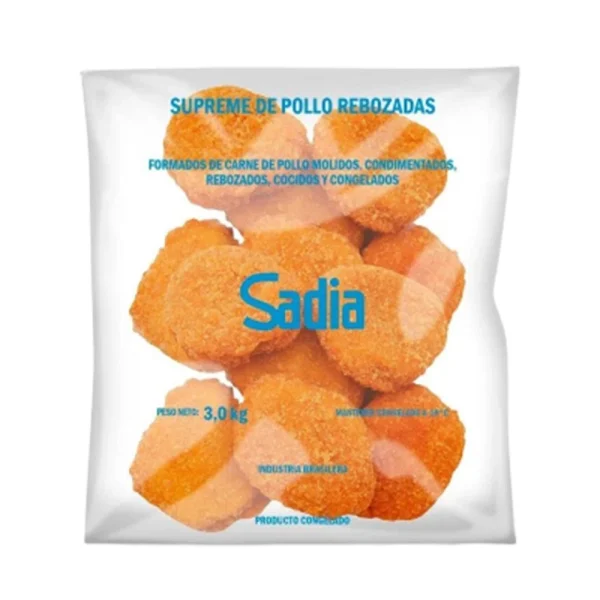 Supremas de Pollo Rebozadas Sadia 3 Kg