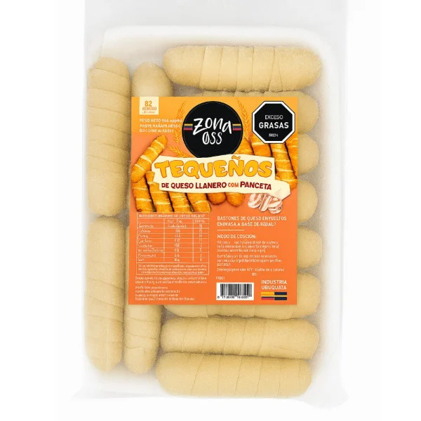 Tequeños Congelados de Queso Llanero con Panceta x12 Unidades Zona 058