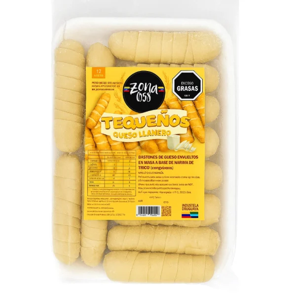 Tequeños Congelados de Queso Llanero x12 Unidades Zona 058