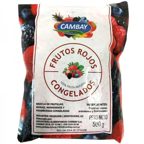 Frutos Rojos Congelados Cambay 500 g