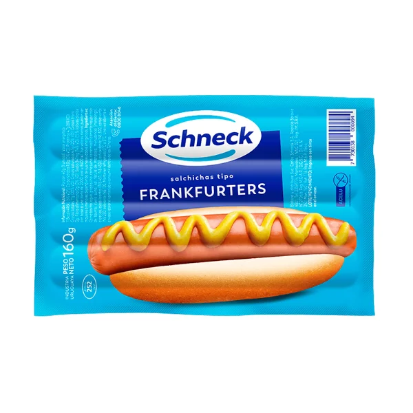Frankfurters Schneck 8 unidades