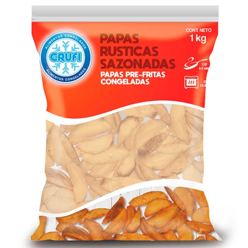 Papas Rústicas Sazonadas Crufi