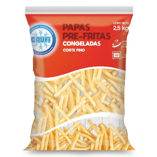 Papas Congeladas Corte Fino Crufi 2,5 kg