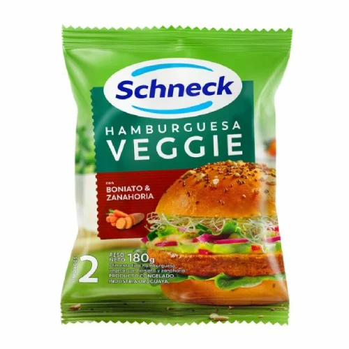 Hamburguesas Schneck Veggie 2 unidades