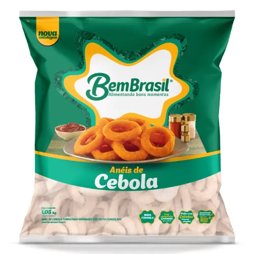 Aros de Cebolla Empanados Bem Brasil 1 kg